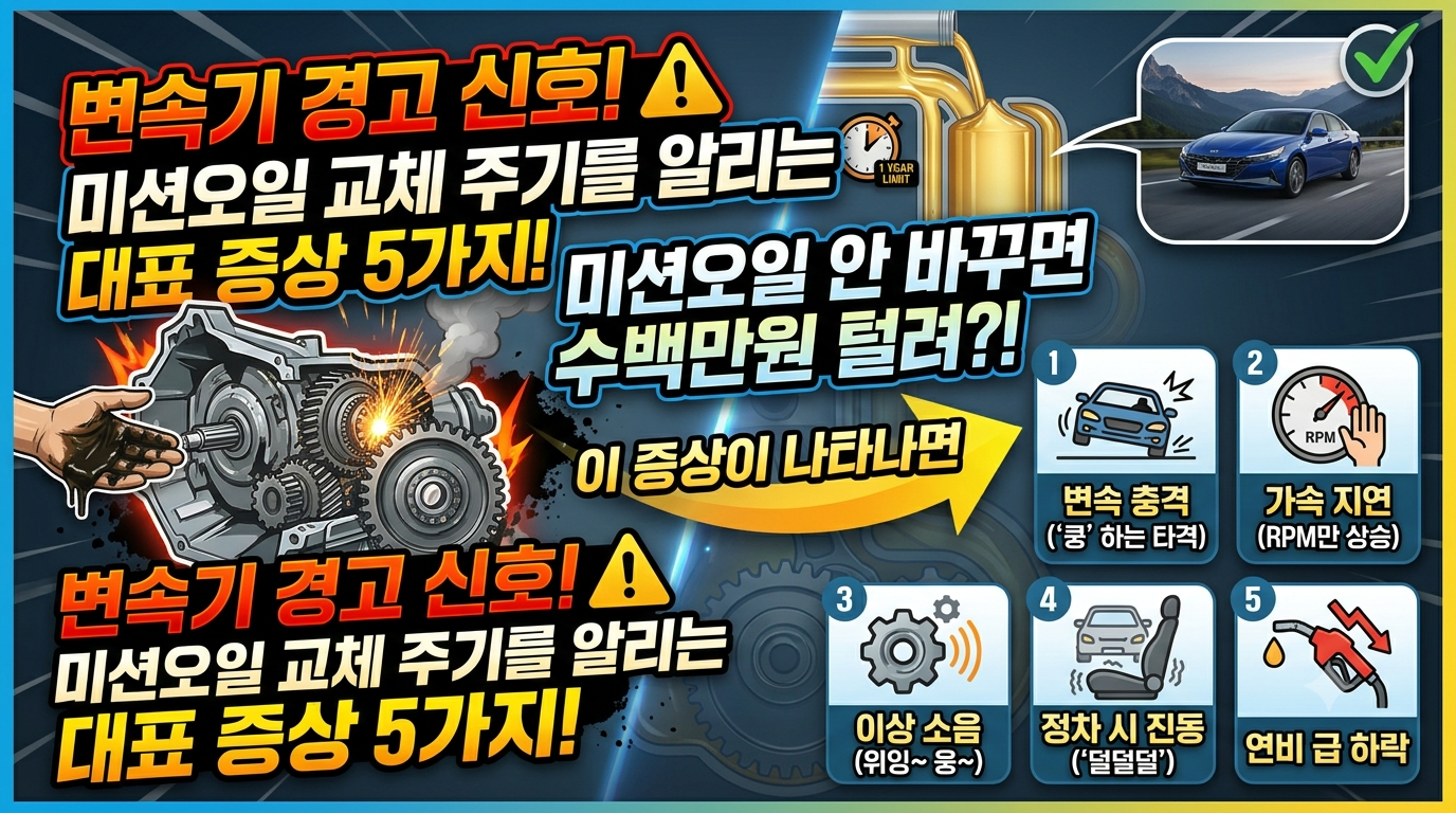 엔진오일 교체 신호 썸네일